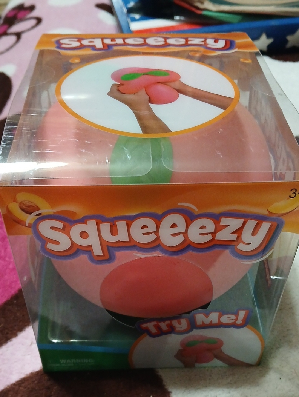 Pink Stress Ball Toy by